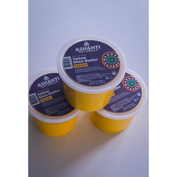 Ashanti Naturals Yellow Shea Butter – 3 Pack